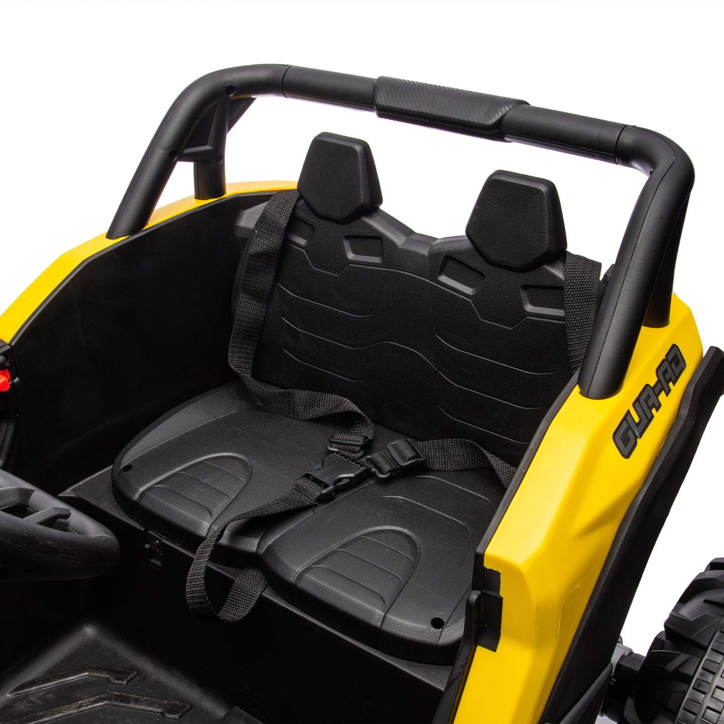 iRerts Yellow 12V Battery Powered Ride on UTV Cars for Boys Girls, Kids Ride on Toys with Remote Control, Music, LED Light, USB, Bluetooth, 4 Wheels Kids Electric Vehicle for Christmas Birthday Gifts