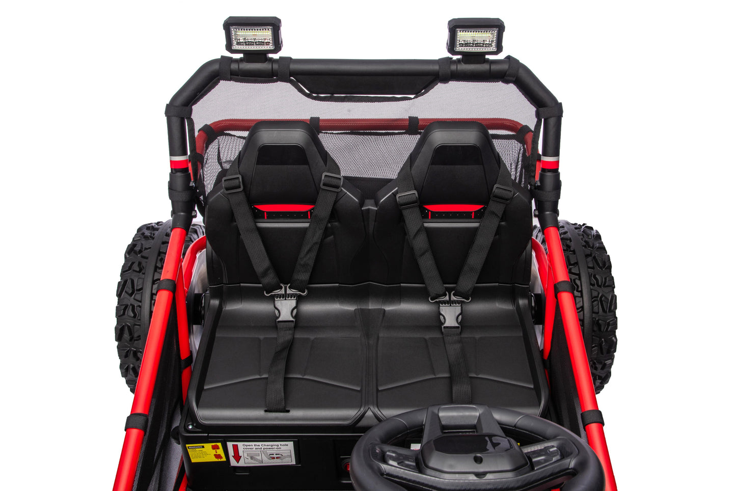 iRerts 36V Powered Ride on Toys for Big Kids, 2 Seater Ride on UTV Cars with Bluetooth, Music, 4 Wheels Spring Suspension, Kids Car Electric Ride on Vehicles for Boys Girls Ages 6+, Red