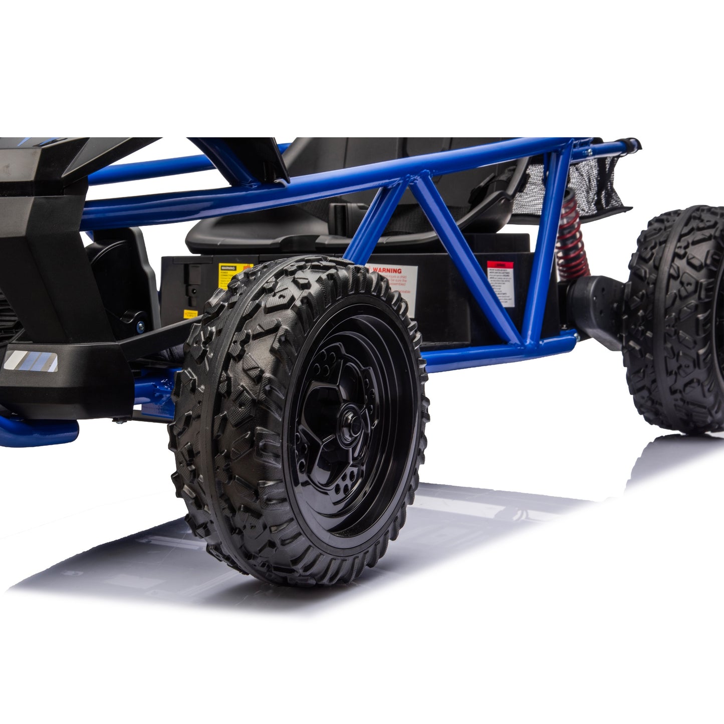 iRerts 36V Ride on Toys for Big Kids, 500W Powered Ride on Car for Kids Boys Girls Ages 6+, Kids Electric Car with EVA Tires, Metal Frame, Bluetooth, Adjustable Seat, Spring Suspension, Blue