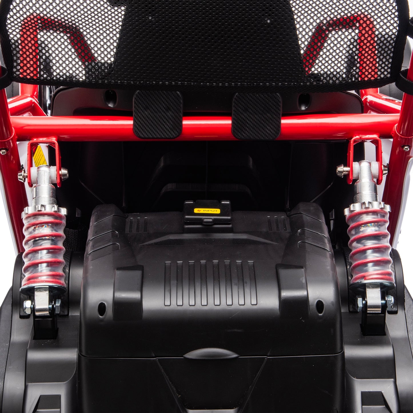 24V Powered Ride on Toys, iRerts Electric Go Kart with Drift Mode, Bluetooth Music, EVA Front Tires, Rear Wheel Suspension, Max Speed 7.5 MPH, Crazy Go Cart Electric Car for Kids 6-12 Ages, Red
