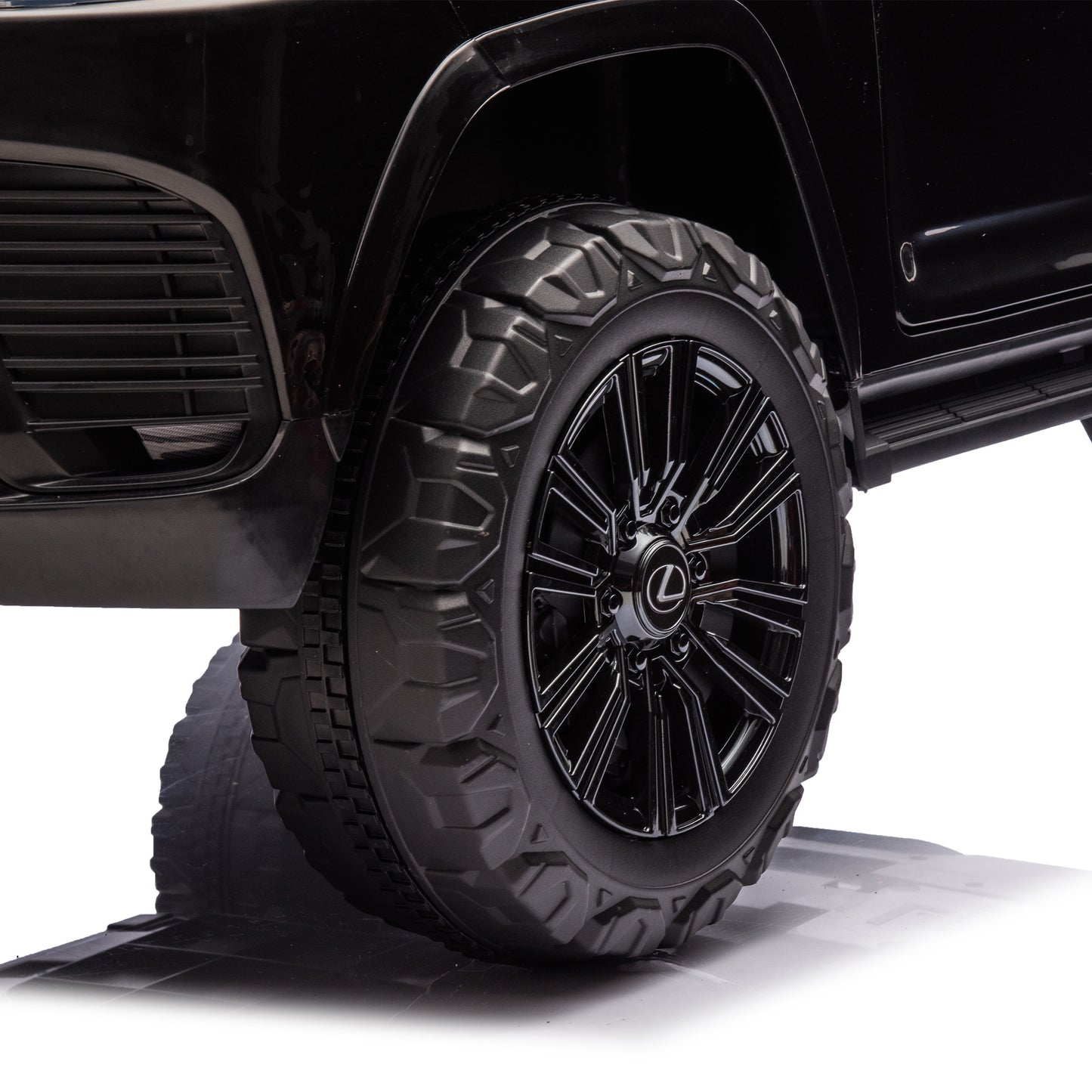 24V 2 Seater Electric Ride on Car, Licensed LEXUS LX600 Battery Powered Kids Electric Cars, Ride on Toys for Kids 4-7 with Remote Control, Bluetooth Music, 4 Wheel Suspension, LED Lights, Black