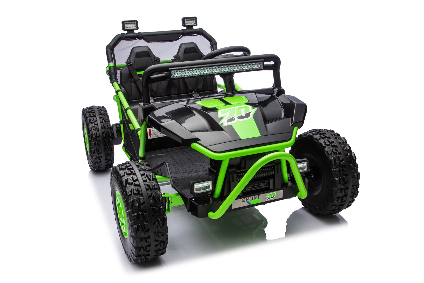 iRerts 36V Powered Ride on Toys for Big Kids, 2 Seater Ride on UTV Cars with Bluetooth, Music, 4 Wheels Spring Suspension, Kids Car Electric Ride on Vehicles for Boys Girls Ages 6+, Green