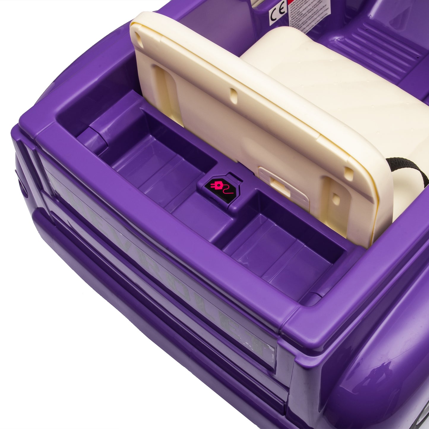 12V Powered Ride on Cars, Licensed Chevrolet 3100 Ride on Toys with Remote Control for kids Ages 3-6 Birthday Christmas Gifts, Kids Electric Car with Bluetooth, Music, USB/AUX Port, 3 Speeds, Purple