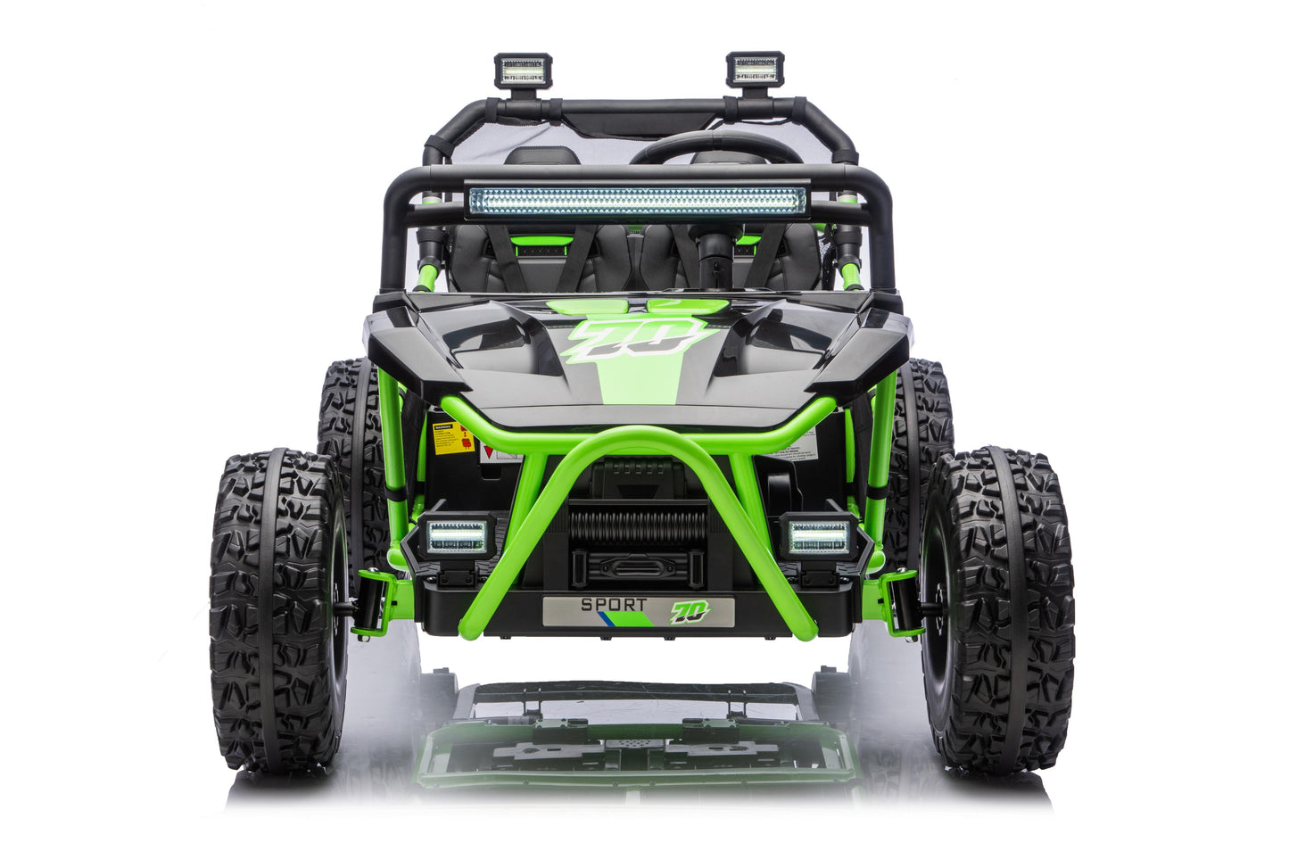 iRerts 36V Powered Ride on Toys for Big Kids, 2 Seater Ride on UTV Cars with Bluetooth, Music, 4 Wheels Spring Suspension, Kids Car Electric Ride on Vehicles for Boys Girls Ages 6+, Green