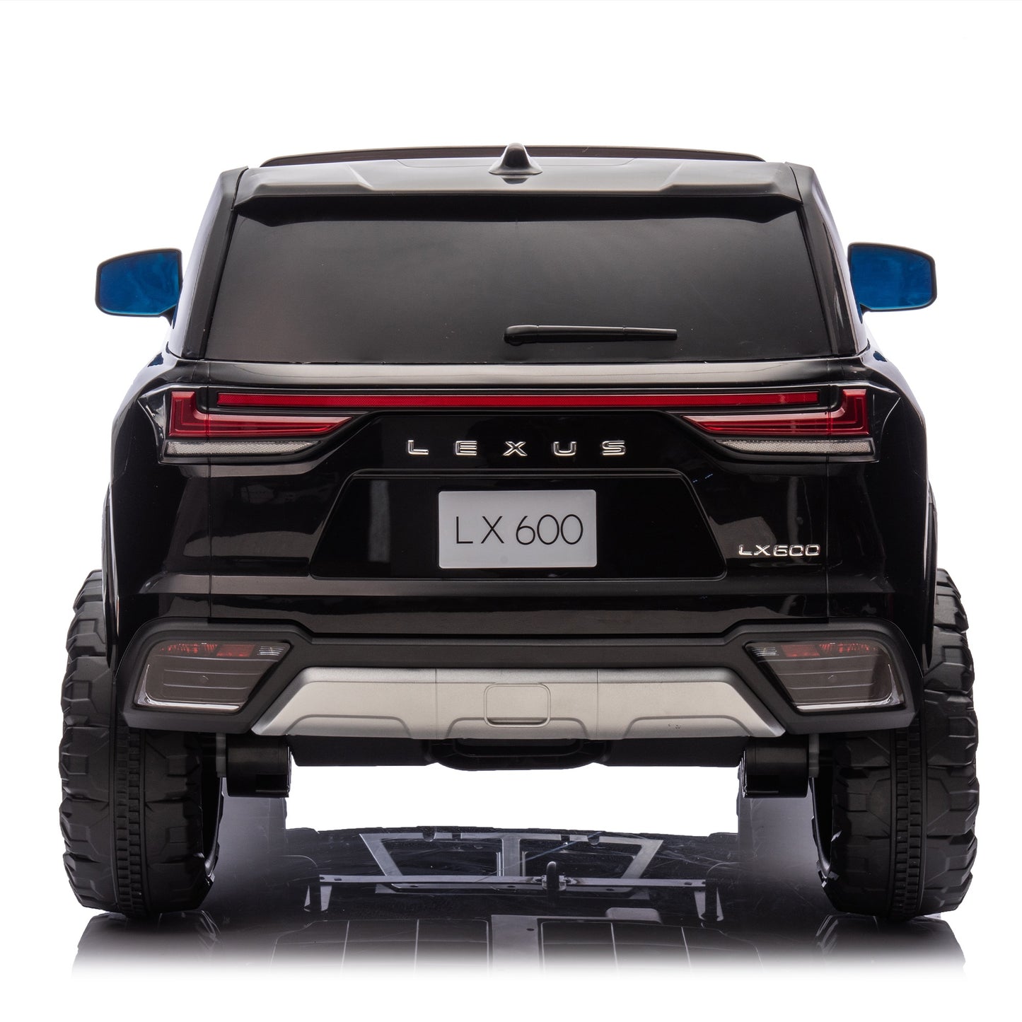 24V 2 Seater Electric Ride on Car, Licensed LEXUS LX600 Battery Powered Kids Electric Cars, Ride on Toys for Kids 4-7 with Remote Control, Bluetooth Music, 4 Wheel Suspension, LED Lights, Black