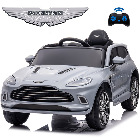 12V Ride on Car for Girls and Boys?Licensed Aston Martin Electric Vehicle, MP3, Bluetooth, Ride On Toy for 3-5 Years Old