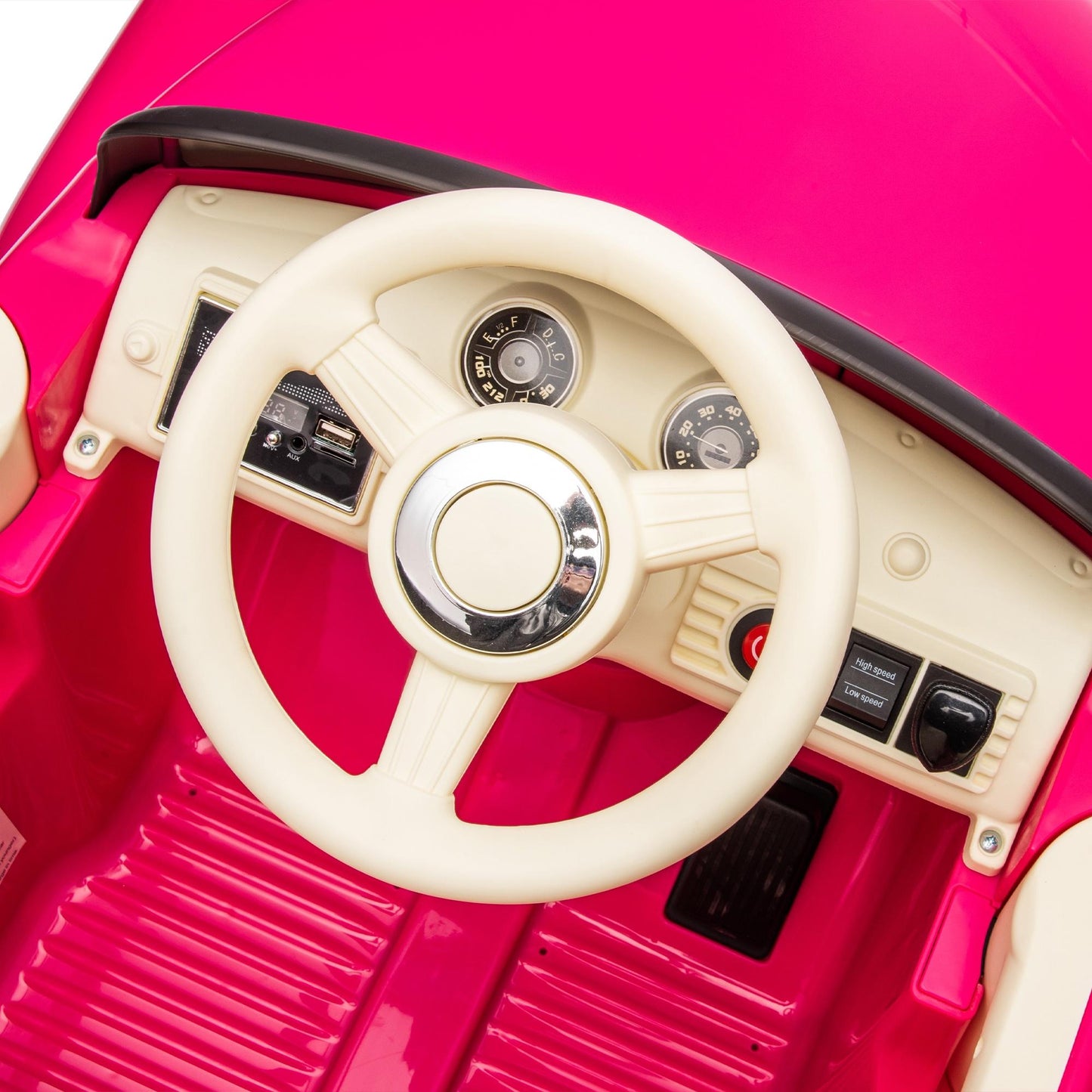 12V Powered Ride on Cars, Licensed Chevrolet 3100 Ride on Toys with Remote Control for kids Ages 3-6 Birthday Christmas Gifts, Kids Electric Car with Bluetooth, Music, USB/AUX Port, 3 Speeds, Pink