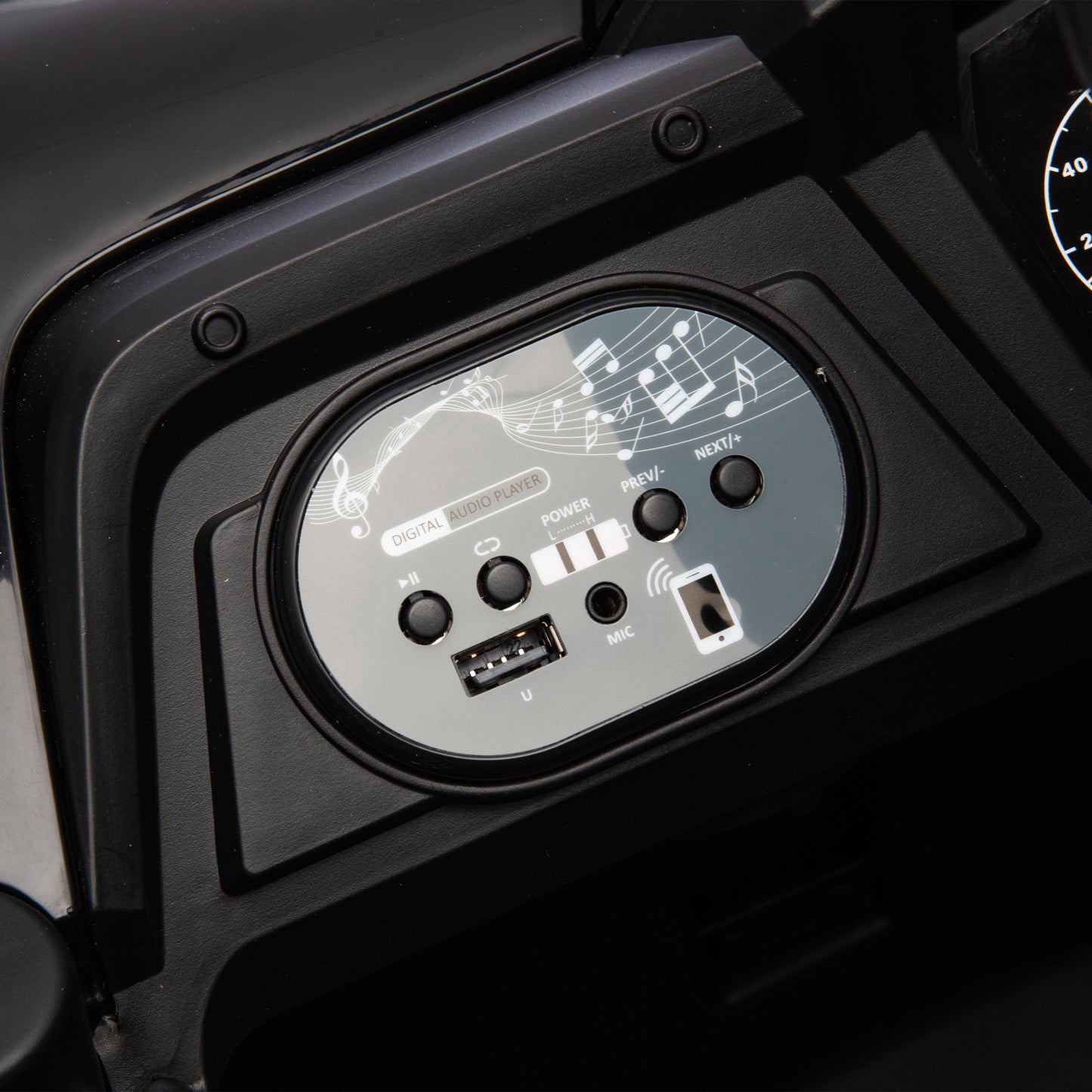 iRerts 24V Kids Ride on Toy UTV, Ride on Cars with Remote Control, Bluetooth Music, 4 Wheel Suspension, Rear Storage Space, Electric Vehicles Cars for Kids Boys Girls Gifts 3-6 Year Old, Black